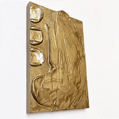 Gold Impasto - Original painting by Tory Burke