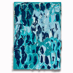 Marbled Impasto - Original painting by Tory Burke