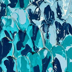 Marbled Impasto - Original painting by Tory Burke