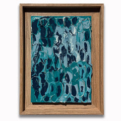 Marbled Impasto - Original painting by Tory Burke