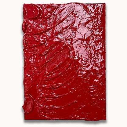 Red Impasto 1 - Original painting by Tory Burke