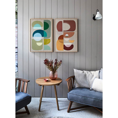 Emerald Arch - Giclee print artwork on a wall in lounge