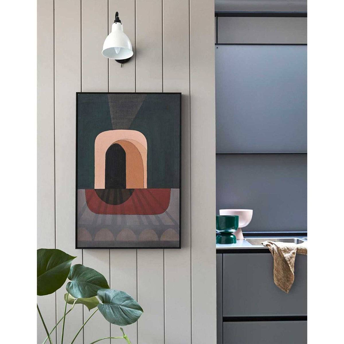 Hades Arch wall art print artwork on a wall