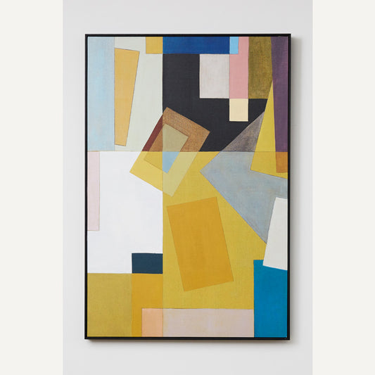 Colour Play Yellow - Abstract Wall Art Print