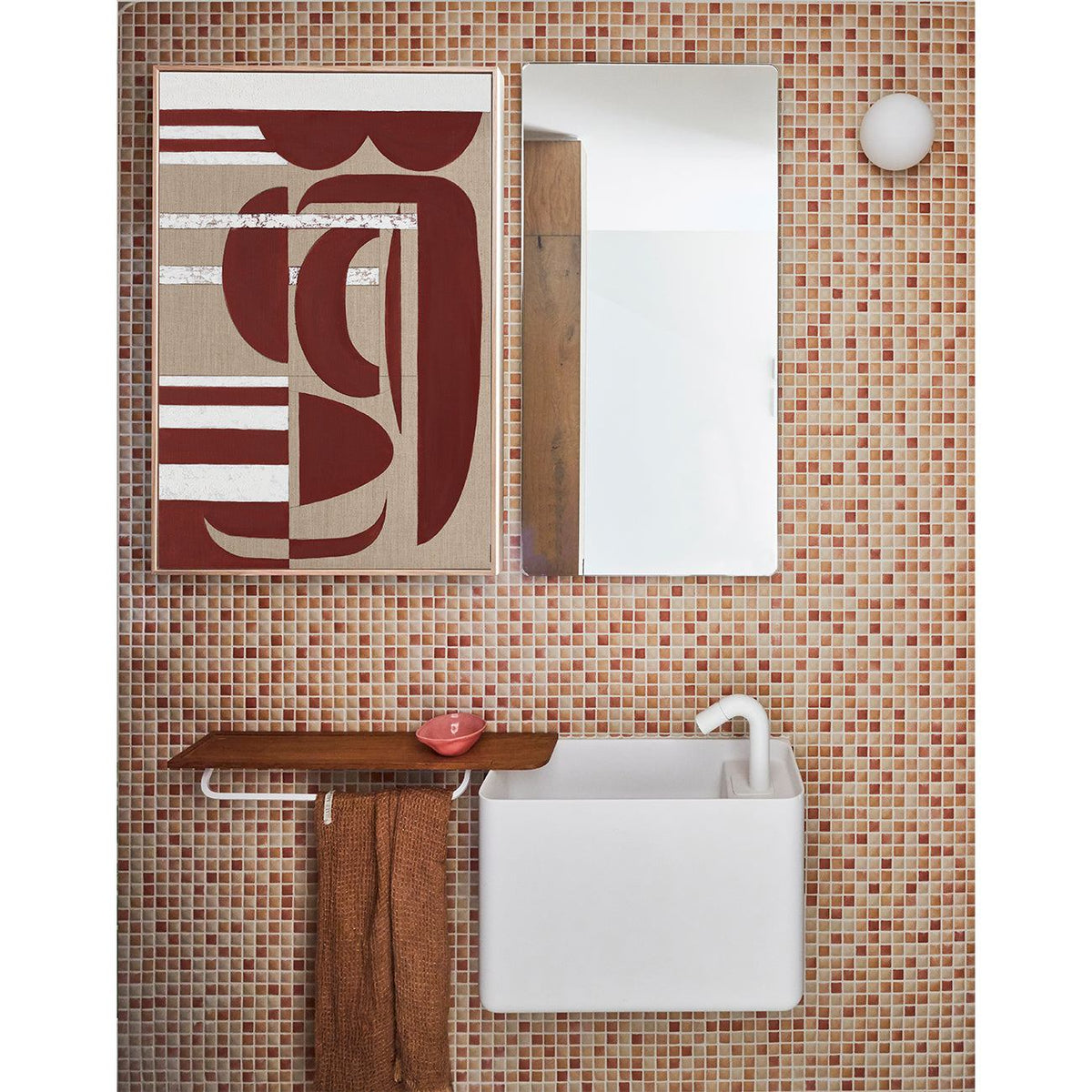 Crimson Stucco - Giclee print
