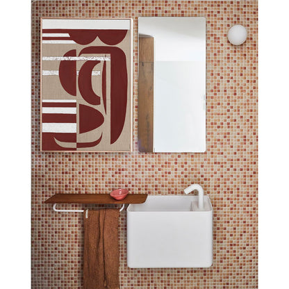 Crimson Stucco - Giclee print