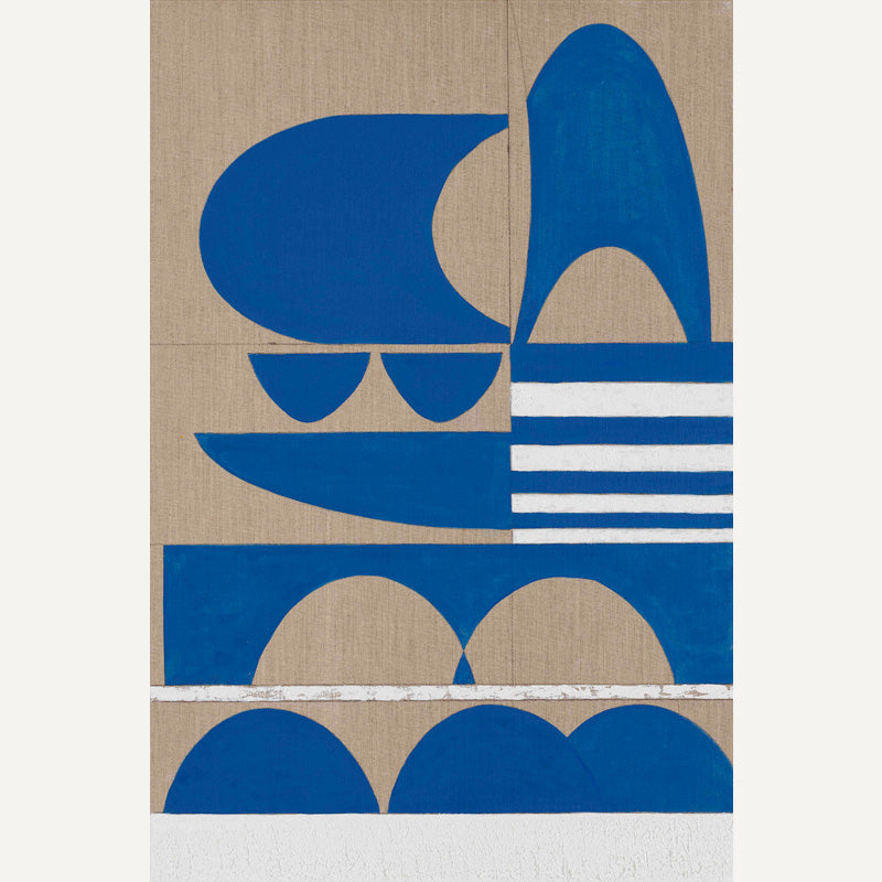 Greek Blue Stucco – limited edition giclée print by Tory Burke | Studio Elwood
