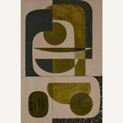 Olive Green – Abstract Wall Art Print