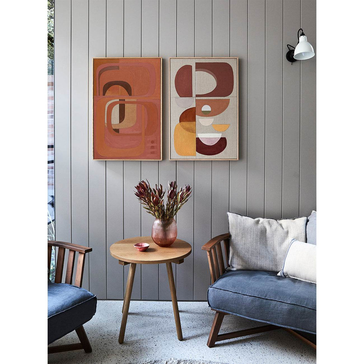 Summa Arch - Giclee print artwork on wall in lounge setting