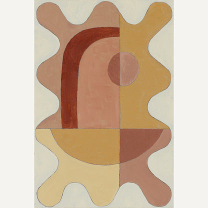 Wiggle Blush – limited edition giclée print by Tory Burke | Studio Elwood